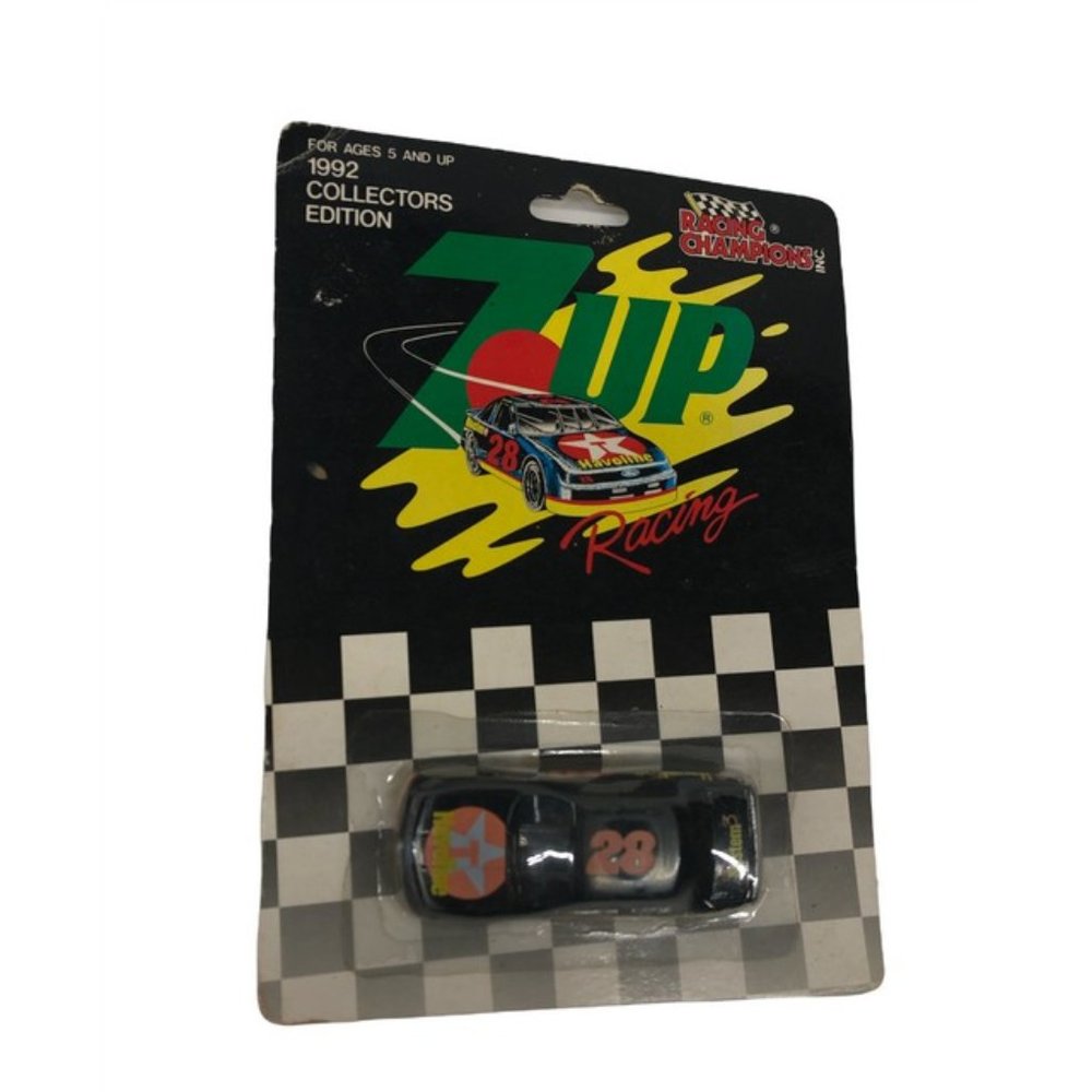 1992 Rare Stock Car Nascar Racing Champions 7-UP Havoline 1:64 Davey Allison #28